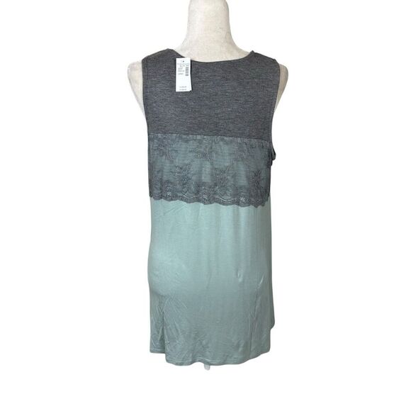 Maurices Top Womens Size L Green Lace Maternity Pregnancy Shirt Popover New - Picture 10 of 16